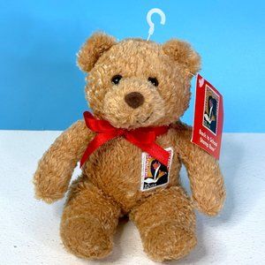 RARE US Postal Service Back‎ To School Stamp Teddy Bear Plush Stuffed Animal Toy